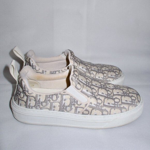 DIOR Solar Slip-On Sneaker 'Dior Oblique - Grey Stone' (IT/EU 39, US 9) - Picture 12 of 16